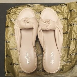 Summer wedge leather  sandle